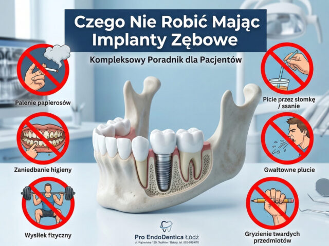 Czego nie robić mając implanty zębowe? Kompletny poradnik dla pacjentów